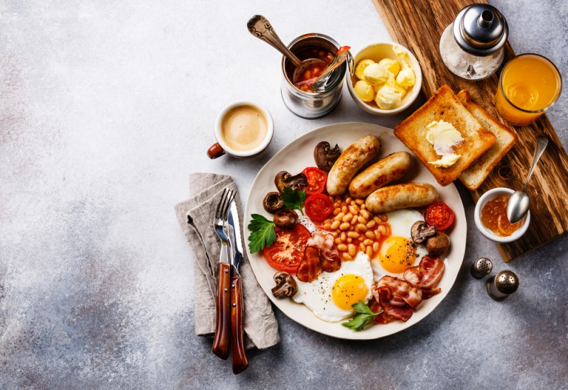 En solid start på dagen med engelsk morgenmad